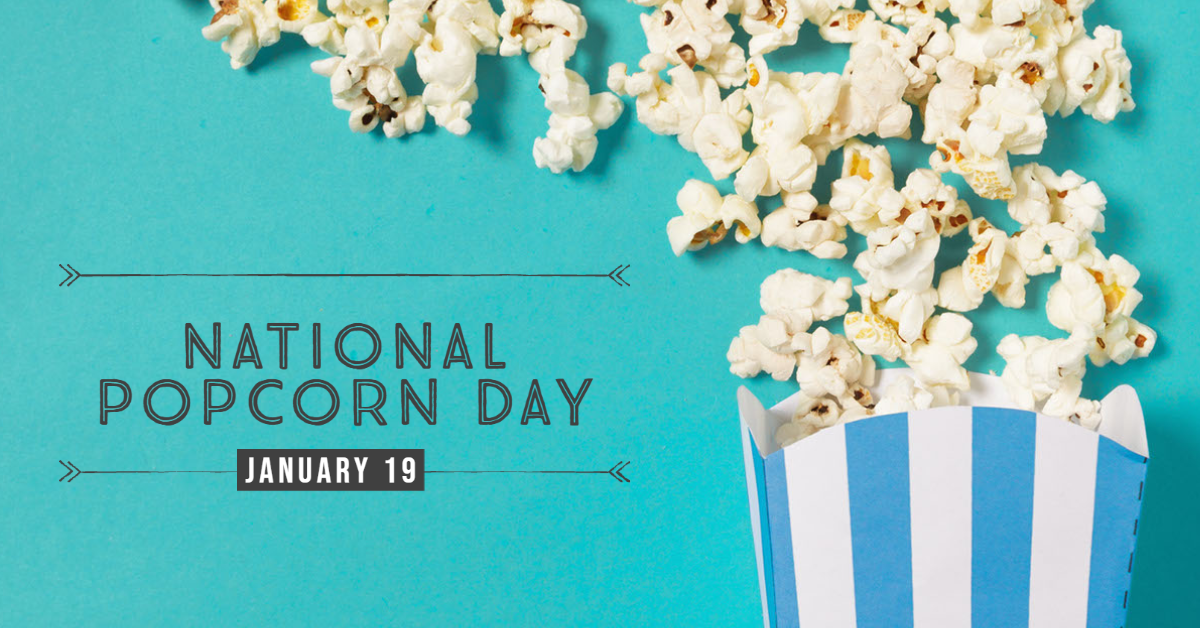 January 19 is National Popcorn Day!
